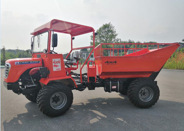 アブラヤシのプランテーションの農業のための四輪駆動の小型連結されたダンプ トラック