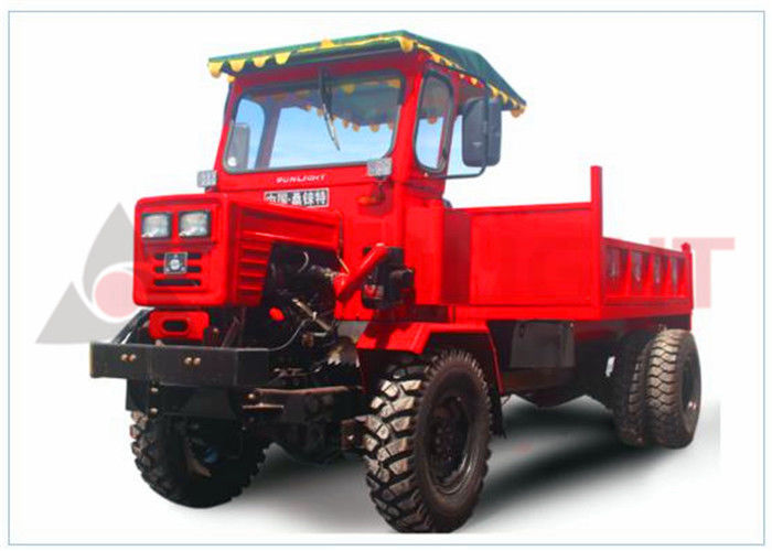 丘陵性の郊外で使用されるカスタマイズされた色13.2kwの小型連結されたダンプ トラック サプライヤー