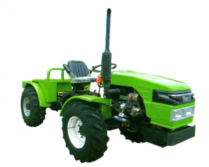 4WD PTOの小型農場トラクター実用的な車が付いている小さい連結されたダンプ トラック 0